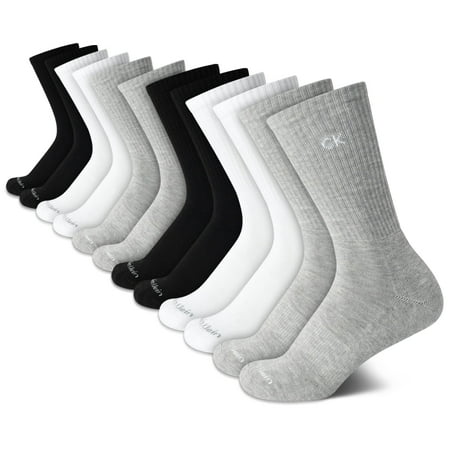 Calvin Klein Women's Socks - Cushion Athletic Crew Socks (12 Pack), Size  4-10, Grey Assorted | Walmart Canada