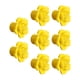 thumbnail image 1 of Scienceny Manijas de cerámica del gabinete de la flor única para el botón de cerámica del pomo de puerta de cerámica de la flor decorativa Artesanía amarillo, 1 of 6