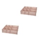 thumbnail image 1 of Monstrate DIY divisores de cajones ajustables sistema de organización de cajones combinación libre divisores de cajones elegante rosa 3 rosa elegante 3 piezas/juego 2Conjunto, 1 of 6