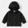 thumbnail image 2 of KAUOD Baby Boys Waterproof Jackets Zip up Hooded Rain Jackets with Pockets Toddler Lightweight Raincoat Windproof Outwear, 2 of 9
