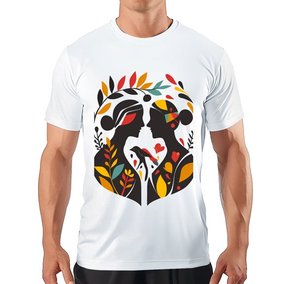 Men's T Shirt#replace# Women's Shirts Round Neck Patterned Tee Summer New Sports Shirt Vintage Style Gift for Friends XS