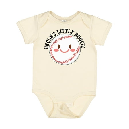 

Inktastic Uncle s Little Rookie- Baseball Gift Baby Boy or Baby Girl Bodysuit