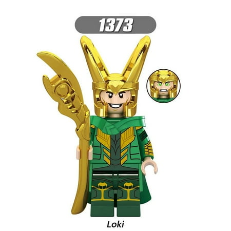 Bingirl Super Hero Mini Figure Bulding Blocks Loki Doctor Doom