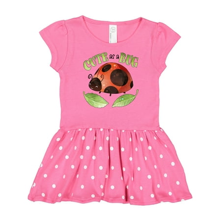 

Inktastic Cute As a Bug- Ladybug Gift Baby Girl Dress
