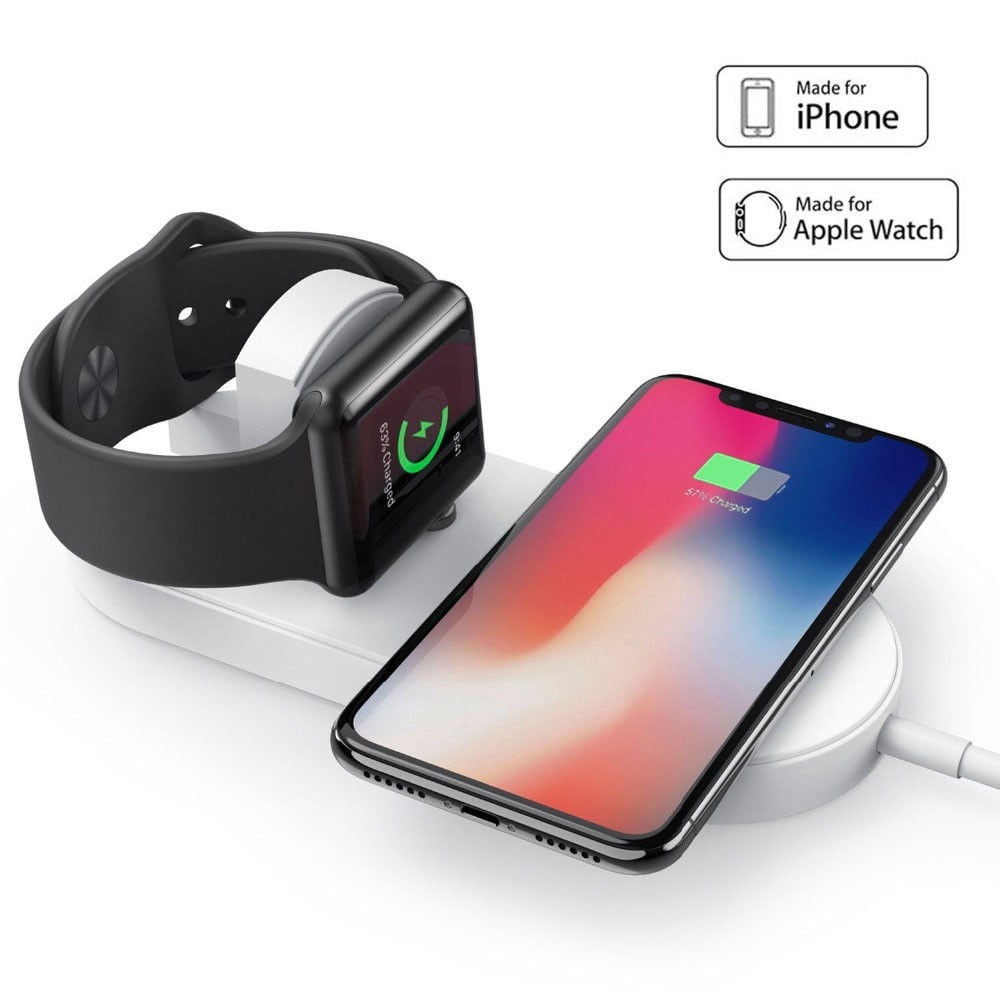 Hot Sale Qi Wireless Charger Charging Pad Charge Station for Apple iWatch 2  3 iPhone X 8 | Walmart Canada