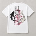 thumbnail image 3 of Vintage Japanese Koi Blossom Graphic T-Shirt, Heavy Cotton Unisex Classic Fit Tee, 3 of 9