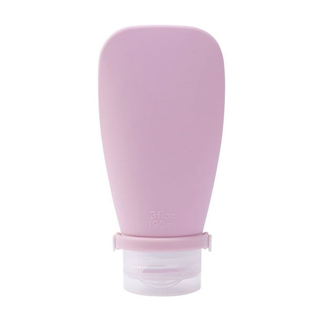 Meitianfacai 90ml Cosmetics Sample Empty Bottle Shampoo and Shower Gel Extrusion Travel Plastic Bottle Set Portable Wash Flip-top Design for Easy Squeezing
