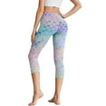 thumbnail image 2 of HELLHERO Fish Scale Printed Yoga Leggings for Women Athletic Workout Leggings High Waisted Yoga Pants for Sports Gym, XL, 2 of 7