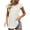 White, variant on Samickarr Summer Savings Clearance Plus Size Summer Tops For Women Tops Dressy Casual Tunic Tops To Wear With Leggings Womens Casual Solid Color Round Neck Short Sleeve Tops Blouses