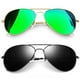 thumbnail image 1 of Gafas de Sol Joopin Sobredimensionadas Polarizadas Aviador 2 Paquetes Negro, 1 of 6