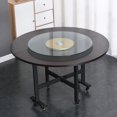 thumbnail image 3 of Round Stone Kitchen Dinning Tables Foldable Chairs Mobile Luxury Dinning Tables Outdoor Set Modern Mesa Plegable Home Furniture My Lux Decor Round, 3 of 15