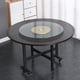 thumbnail image 3 of Round Stone Kitchen Dinning Tables Foldable Chairs Mobile Luxury Dinning Tables Outdoor Set Modern Mesa Plegable Home Furniture My Lux Decor Round, 3 of 15