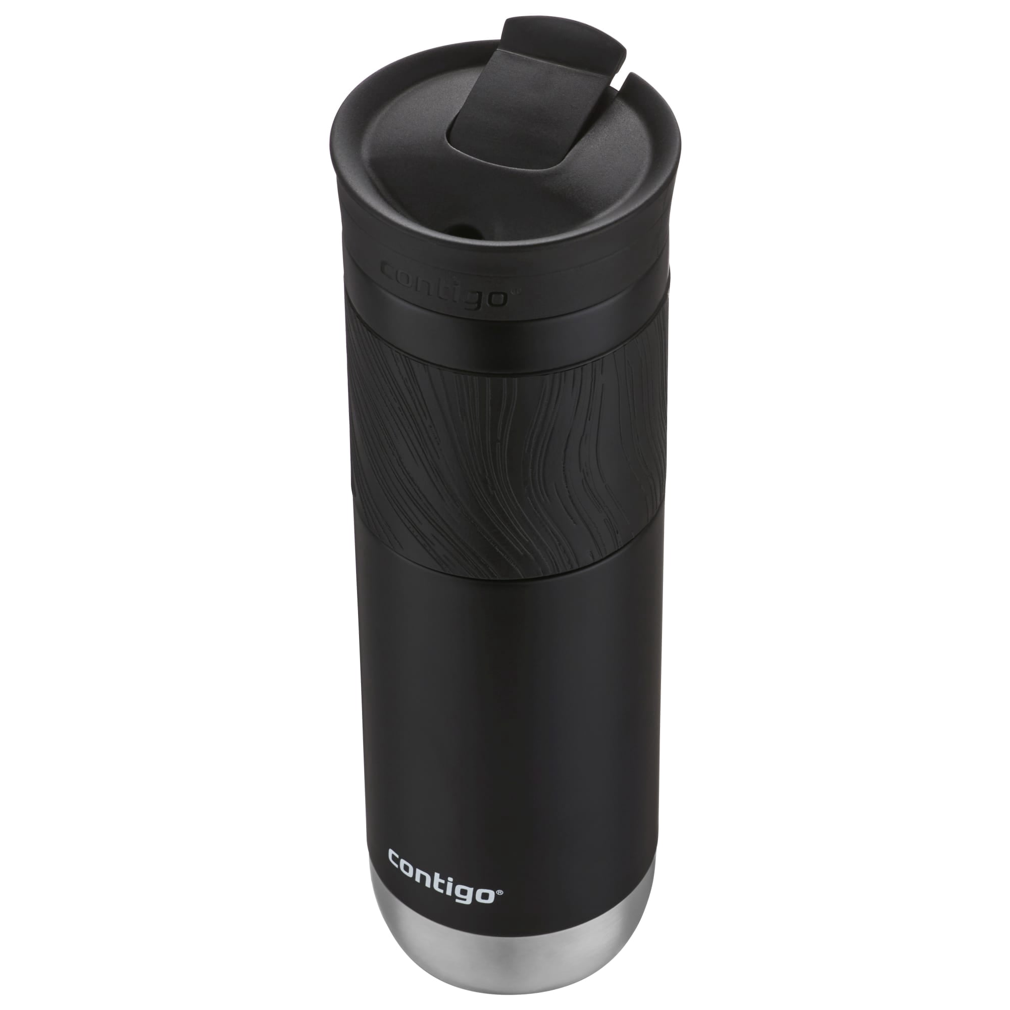 Contigo Byron 2.0 Stainless Steel Travel Mug with SNAPSEAL Lid and Grip in Black, 24 fl oz.