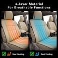 thumbnail image 6 of EKR Custom Fit Bronco Seat Covers for Ford Bronco 4Drs 2021-2026(No Raptor) Outer Banks/Badlands/Base (Rear 4/6 Split W/Armrest)-Full set Waterproof Faux Leather(Beige), 6 of 6