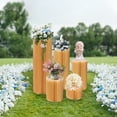 thumbnail image 4 of 5pcs Table Paper Art Decoration Foldable Paper Columns Display Wedding Supplies, 4 of 16