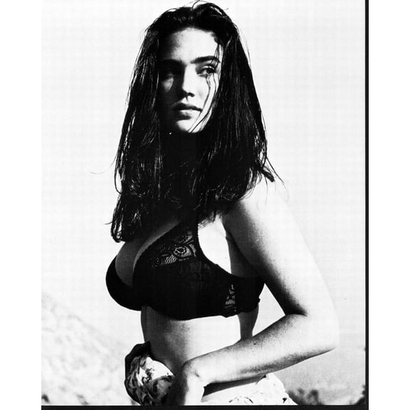 Jennifer Connelly In Lace Bra Black And White Photo Print (8 x 10) - Item # MVM03275