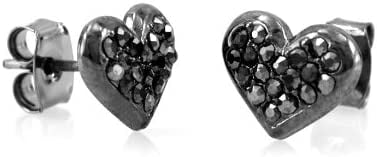 ETHOS Black Ice Silver Huggie Earrings  Armans Jewellers