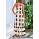 thumbnail image 2 of Vestido PRETTYGARDEN Maxi Floral Beige de un Hombro XXL, 2 of 8