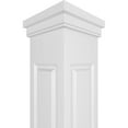 thumbnail image 5 of Ekena Millwork 8"W x 10'H Craftsman Classic Square Non-Tapered, Raised Panel PVC Column Kit, Prairie Capital & Prairie Base, 5 of 9