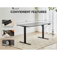 thumbnail image 6 of Electric Standing Desk, Adjustable Height Stand Up Desk, 55 x 24 Inches Splice Board Sit to Stand Computer Desk Home Office Furniture Work Study Desk (Black), 6 of 7