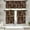 Coffee 2, variant on Farmhouse Kitchen Window Curtains Valance and Tier Set 36 Inch, Farm Rooster and Sunflower 3 Piece Window Treatment Tiers for Living Room Bedroom Vintage Red Kitchen Decor Drapes