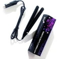 thumbnail image 5 of Car Portable 2-in-1 Mini Hair Straightener, Tourmaline Flat Iron for Short Hair, Anti-Curl Flat Iron for All Hair Types (Black), 5 of 5