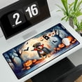 thumbnail image 3 of Happy Halloween Vampire Mastiff BOO with Pumpkins Fun and Spooky Desk Mat Full Keyboard Mouse Pad Mastiffs Dog Lover Gifts Idea Large Mousepad - 00018, 3 of 5