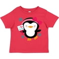 thumbnail image 3 of Inktastic Penguin Girl Snowflakes Girls Toddler T-Shirt, 3 of 5