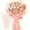 B002- Dolphin Water Gun, variant on Flowers Bouquet, Artificial Bouquet, Crochet Bouquet, Crochet Flowers Bouquet, 15X12 in Handmade Red Petal Stitched Floral Bunch Satin Ribbon Tied for Bedroom Decor, Valentine’S