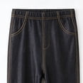 thumbnail image 5 of WQNVRNR Girls Stretchy Leggings Fall Comfortable Slim Fit Elastic Waist Casual Pants Black 13 Years, 5 of 6