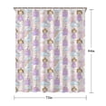 thumbnail image 5 of Princess Rainbow Castle Pattern Shower Curtain 72"x84" ,Bathroom Decorative Shower Curtains Set with 12 Hooks,Modern Waterproof Washable Shower Curtain, 5 of 6