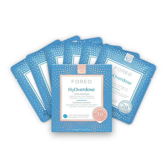 Mascarilla facial FOREO H2Overdose Advanced Collection 2.0 6 piezas