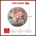 thumbnail image 2 of Disketp Vintage Typewriter Floral Christmas Tree Skirt, Christmas Tree Decorations, Christmas Decor, Tree Mat Decoration(30-48IN)-30", 2 of 6