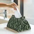 thumbnail image 6 of Sikiie Tropical Palm Leaves1 Leather Tissue Box Cover Rectangle, Long Tissue Box Cover, Tissue Box Holder, Tissue Holder for Bathroom, 6 of 7