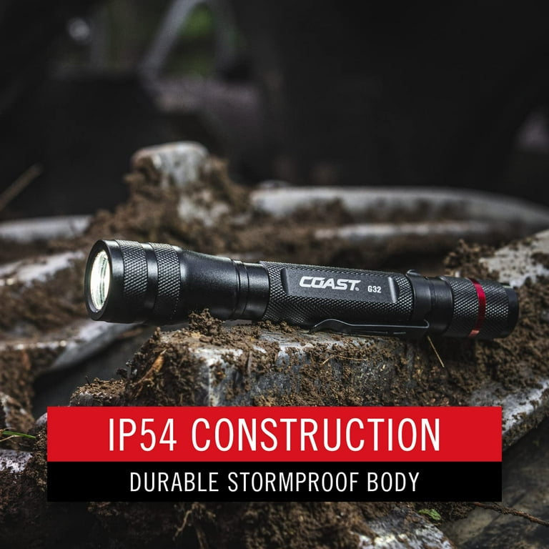 Coast G32 LED 355 Lumens Bulls-Eye Spot Beam Flashlight - Walmart.com