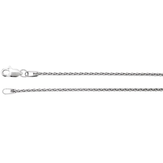 Jewels By Lux 925 Stamped Sterling Silver 1.25mm Wheat 24" Chain