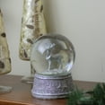 thumbnail image 3 of Northlight Glittered Reindeer Christmas Snow Globe - 5.5" - Silver, 3 of 3
