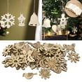 thumbnail image 1 of 100 Piezas de Rodajas decorativas de Navidad perfecl Formas de adornos para decoraciones navideñas, 1 of 8