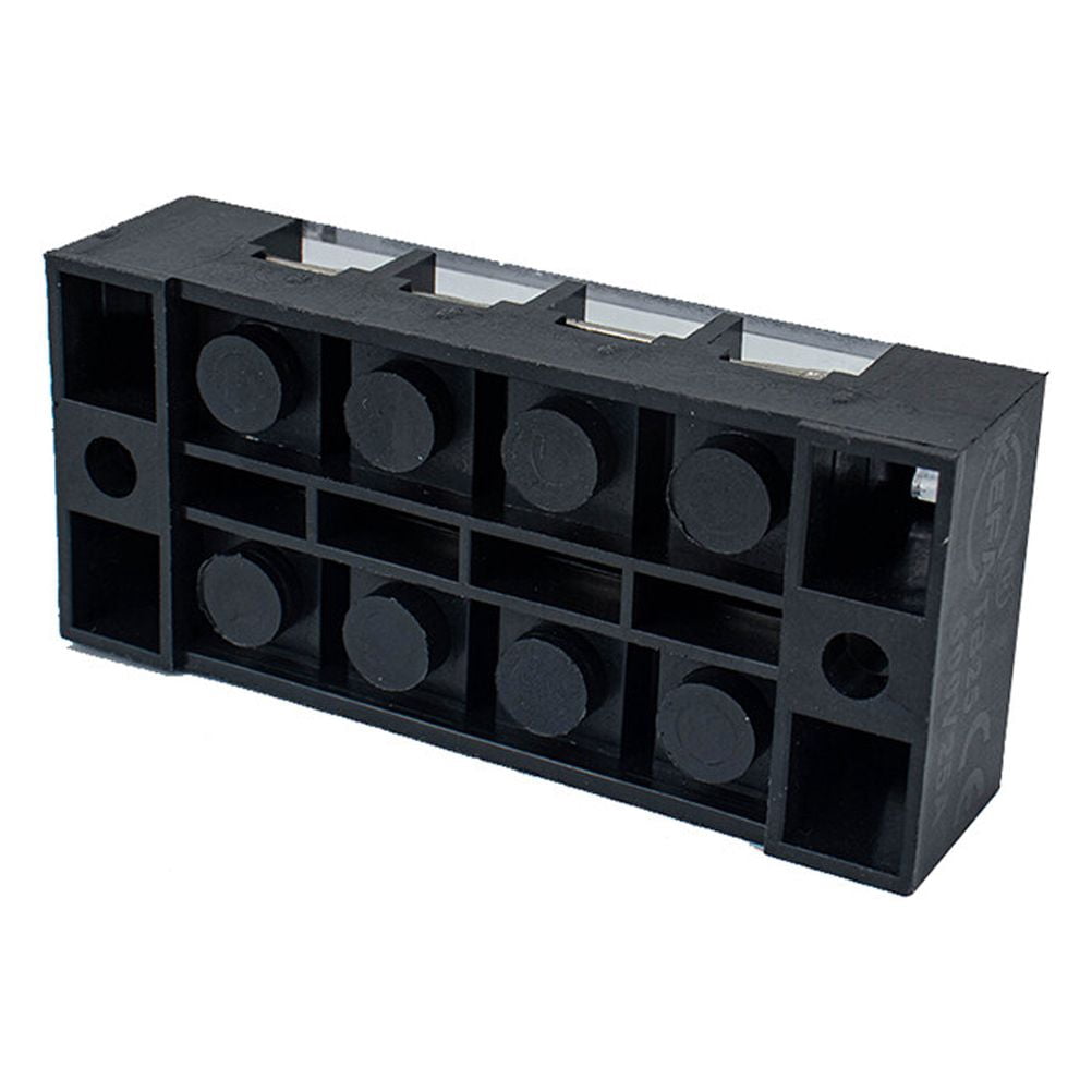 ELAYARD 5Sets Black Terminal p Connector with Clear Cover and Sturdy Screws for Car Electrical