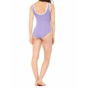 new Ellesse women bodysuit swimsuit EW08425 515 purple cotton elastane sz XS $38
