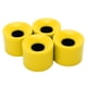 thumbnail image 1 of M Buder Ruedas de Patineta 60x45 mm / 2.36x1.77 in, Dureza 78A para Longboard Cruiser, Kit Repuestos de Poliuretano Alta Elasticidad y Agarre Antideslizante, 4 Unidades, Color Amarillo, 1 of 9