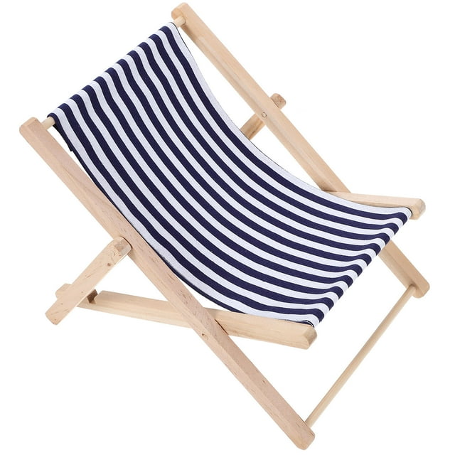 COOPHYA Smartphone Stand Beach Chair Shape Decorative Wood for Adults 1Pack