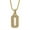 Gold 0, variant on Number Pendant Necklace with Gemstones Elegant Jewelry for Women, Perfect Gift for Birthday Anniversary Silver 5