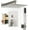 Brushed Nickel, variant on Kede 10 Inches Brushed Nickel Shower System Rain Shower System Set Ceiling Mounted, Rainfall Shower Head with Handheld, Bathroom Shower Kit (Contain Faucet Brass Valve Body and Trim)
