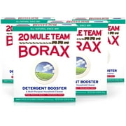 20 Mule Team Borax Detergent Booster & Multi-Purpose Household Cleaner, 65 Ounce (Pack of 4)