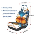 thumbnail image 3 of Balery Spring Butterfly Flowers Funda de Asiento para Auto con Diseño - Cubierta Frontal Suave y Transpirable con Protector Antideslizante- 1 Unidad, 3 of 5