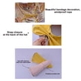 thumbnail image 4 of Fesfesfes Women's Summer Sun Outdoor UV Protection Floral Print Foldable Wide Brim Fishing Bucket Beach Hat, 4 of 4