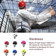 thumbnail image 3 of Inteprter Casco de seguridad Equipo de protección Casco Transpirable con visera Equipo de ciclismo profesional Universal Sunproof Cadenas y protecciones para puertas de seguridad Negro, 3 of 6