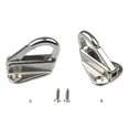 thumbnail image 3 of Cateissary 5 unids/set ganchos para guardabarros de barco: resistentes y convenientes para cualquier gancho de guardabarros de acero inoxidable Almacenamiento y organización del hogar con tornillo, 3 of 6
