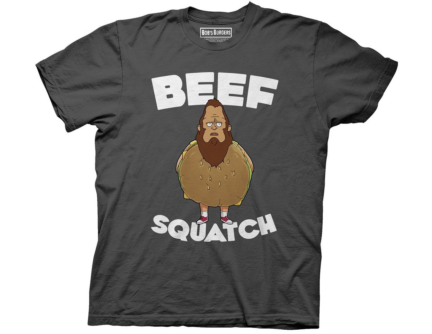 Burgers Adult T-Shirt - Beef squatch 